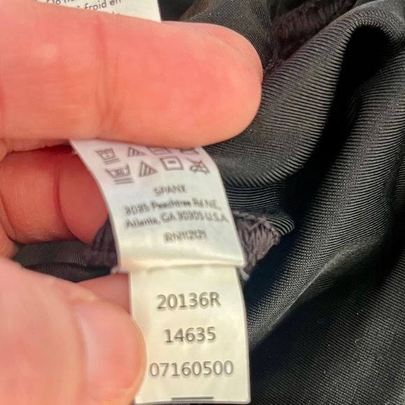 SPANX Faux Leather High Rise Black Moto Leggings Size Medium - Picture 12 of 13